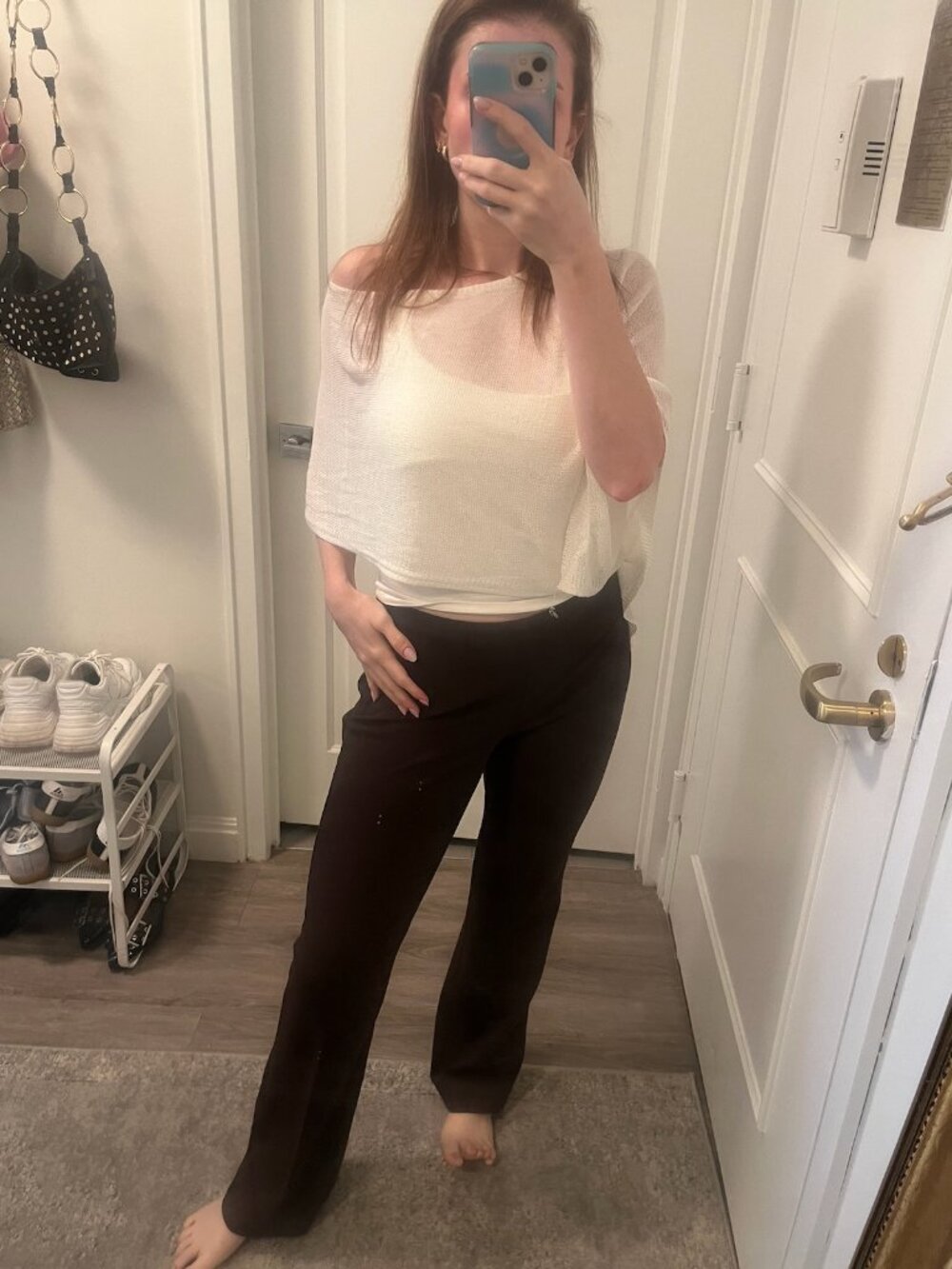 The Limited Vintage Low Rise Boot Cut Brown Trouser, Size 6